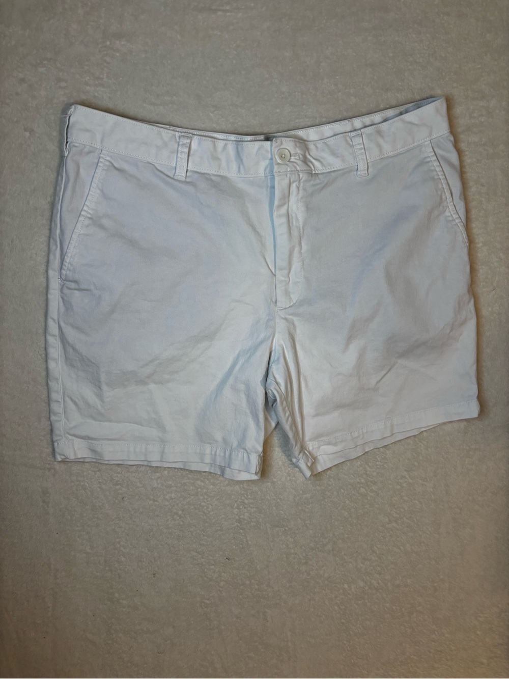 Classic Men’s Saltwater White Casual Cotton chino preppy Shorts Size 38